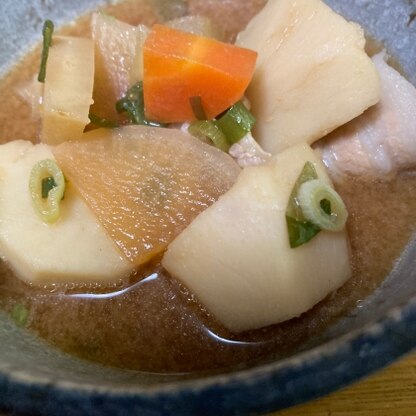 野菜はレシピどうりでは　ないけど　里芋　美味しかったですです　ご馳走様